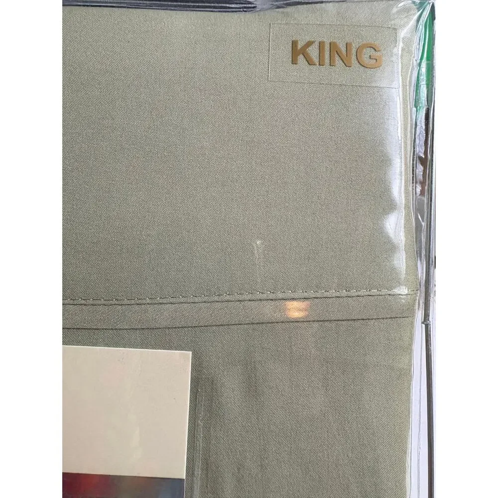 Danjor Linens Platinum 1800 Collection King Size Sheet Set Green NEW